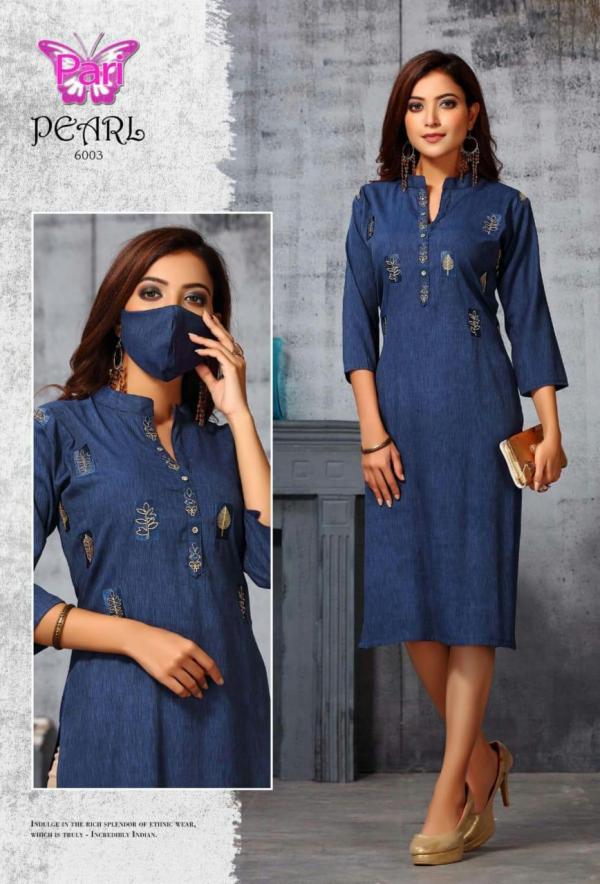 Pari Pearl 6 Heavy Rayon Designer Kurti Collection